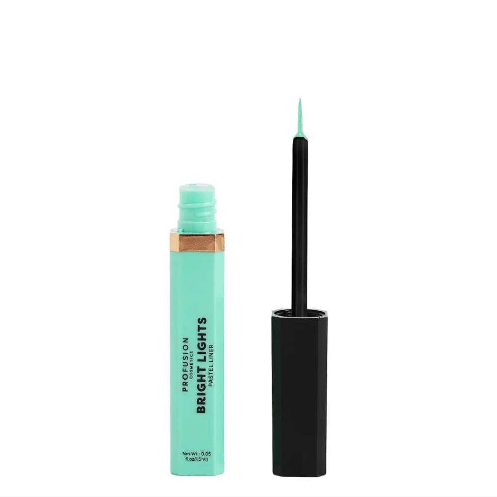 4 x Profusion Cosmetics Bright Lights Liquid Pastel Eyeliner Mint